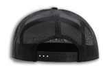 7 Panel Trucker-Charcoal/Blk/Wht