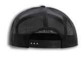 7 Panel Trucker-Charcoal/Blk/Wht