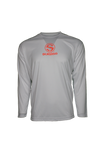 FLORAL HUT L/S PERFORMANCE TEE-White