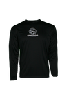 FLORAL HUT L/S PERFORMANCE TEE- Black