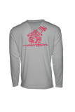 FLORAL HUT L/S PERFORMANCE TEE-White