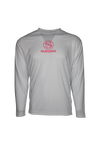 FLORAL HUT L/S PERFORMANCE TEE-White