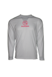 FLORAL HUT L/S PERFORMANCE TEE-White